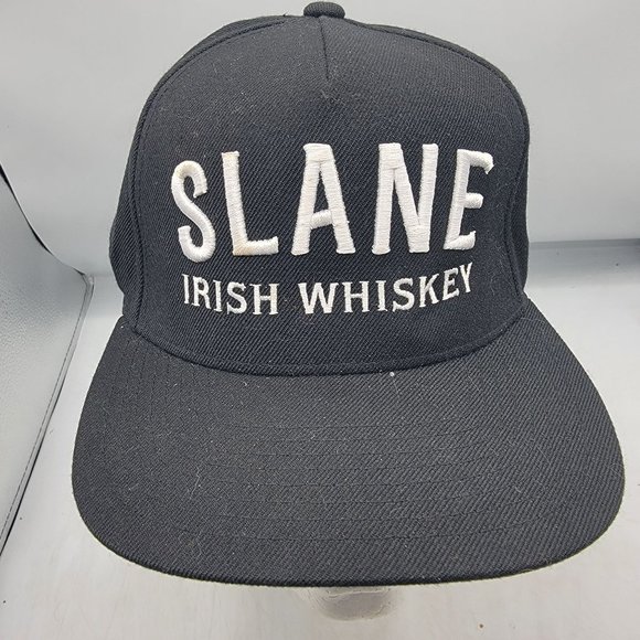 Slane Irish Whiskey Adults Hat Cap Black Adjustable Comfort Casual Outdoors - Picture 1 of 9
